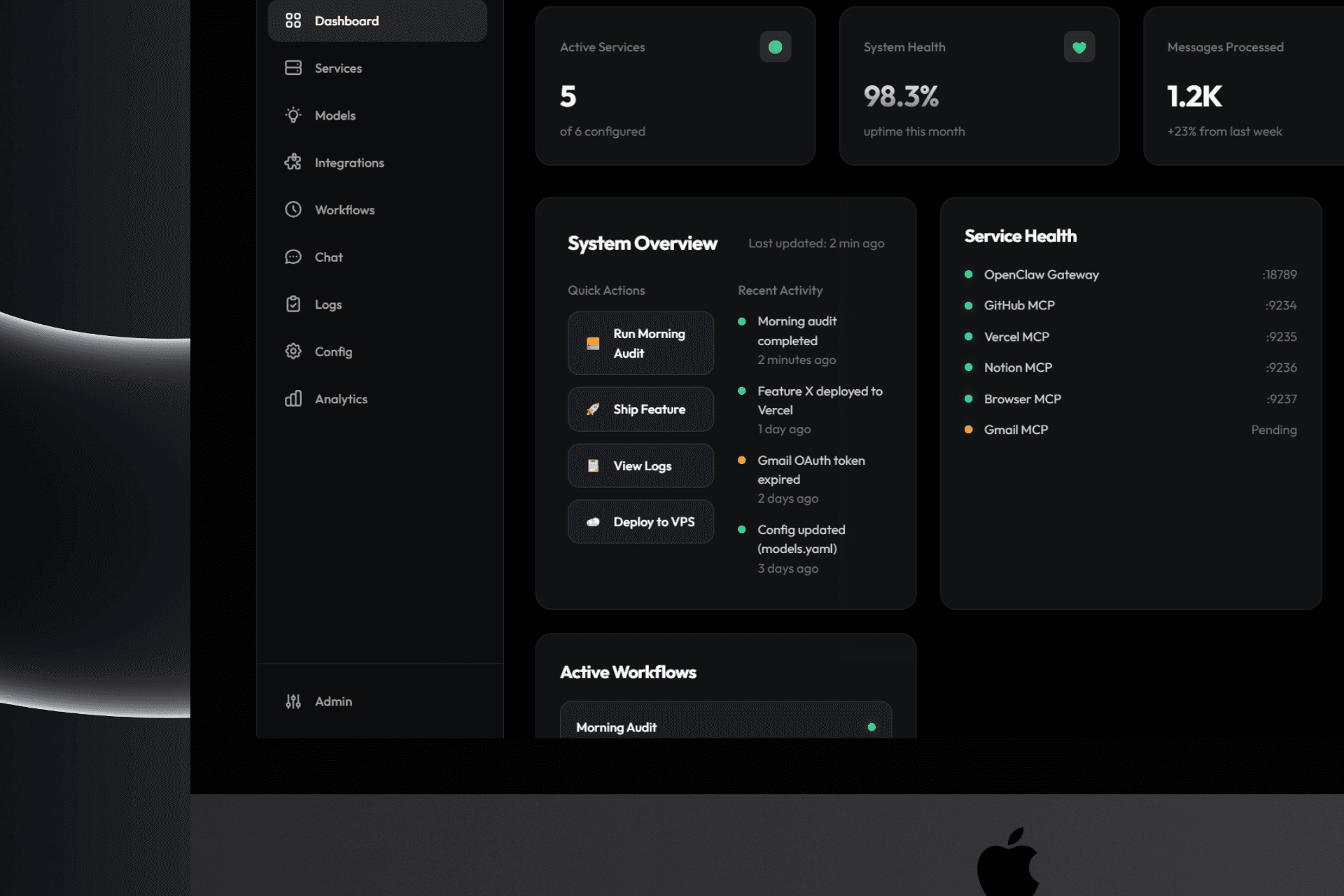 JARVIS Core v1.0 - Slide 1