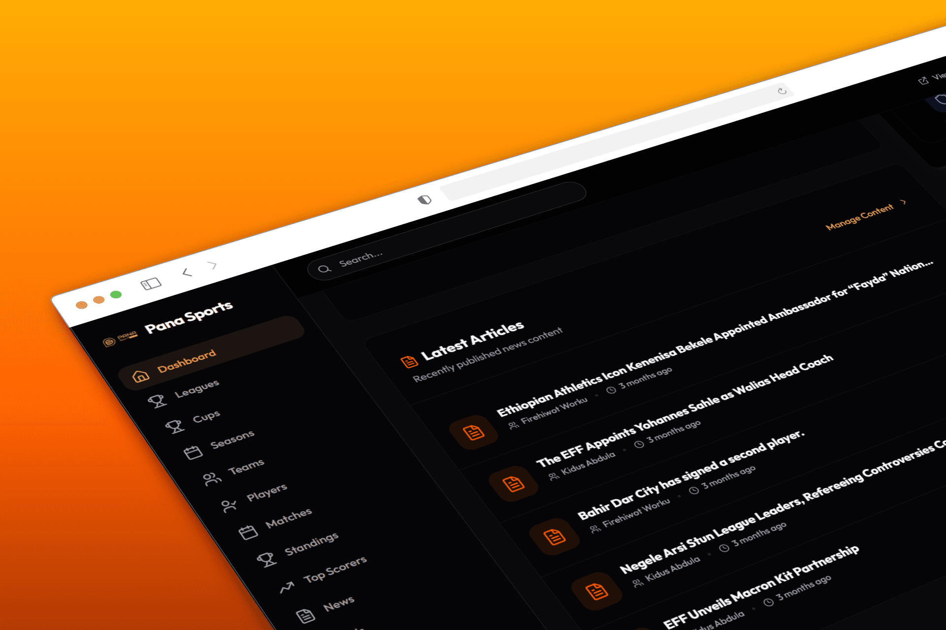 Pana Sports — View 3
